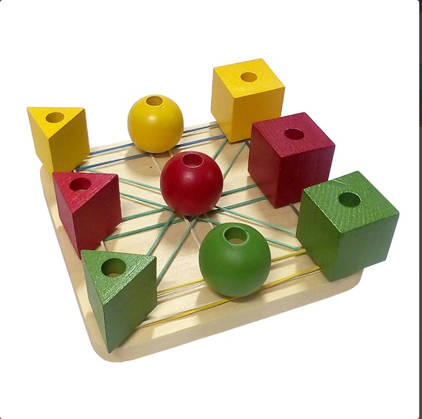 СЛА Математический планшет Квадрат с деталями (RNToys) Д-762