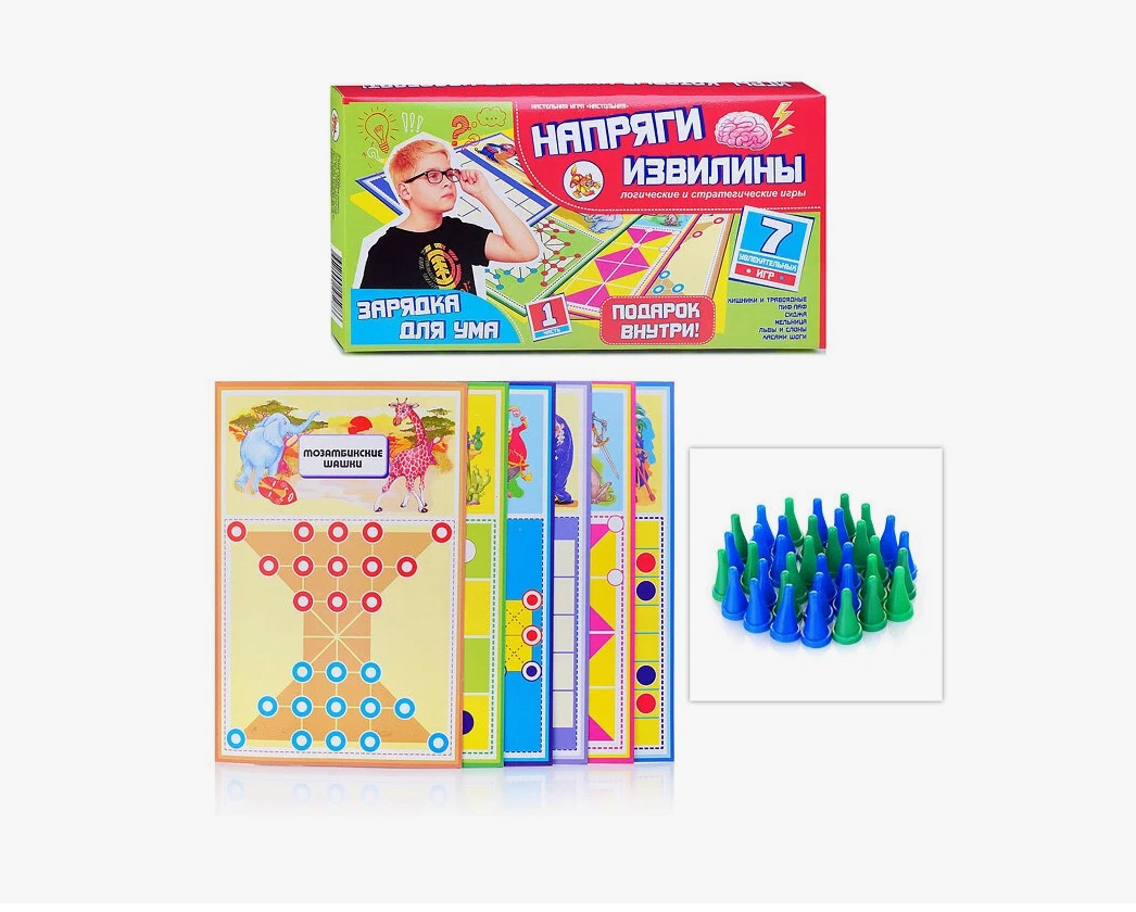 УРТ Игра логическая "Напряги извилины" №1 в коробке