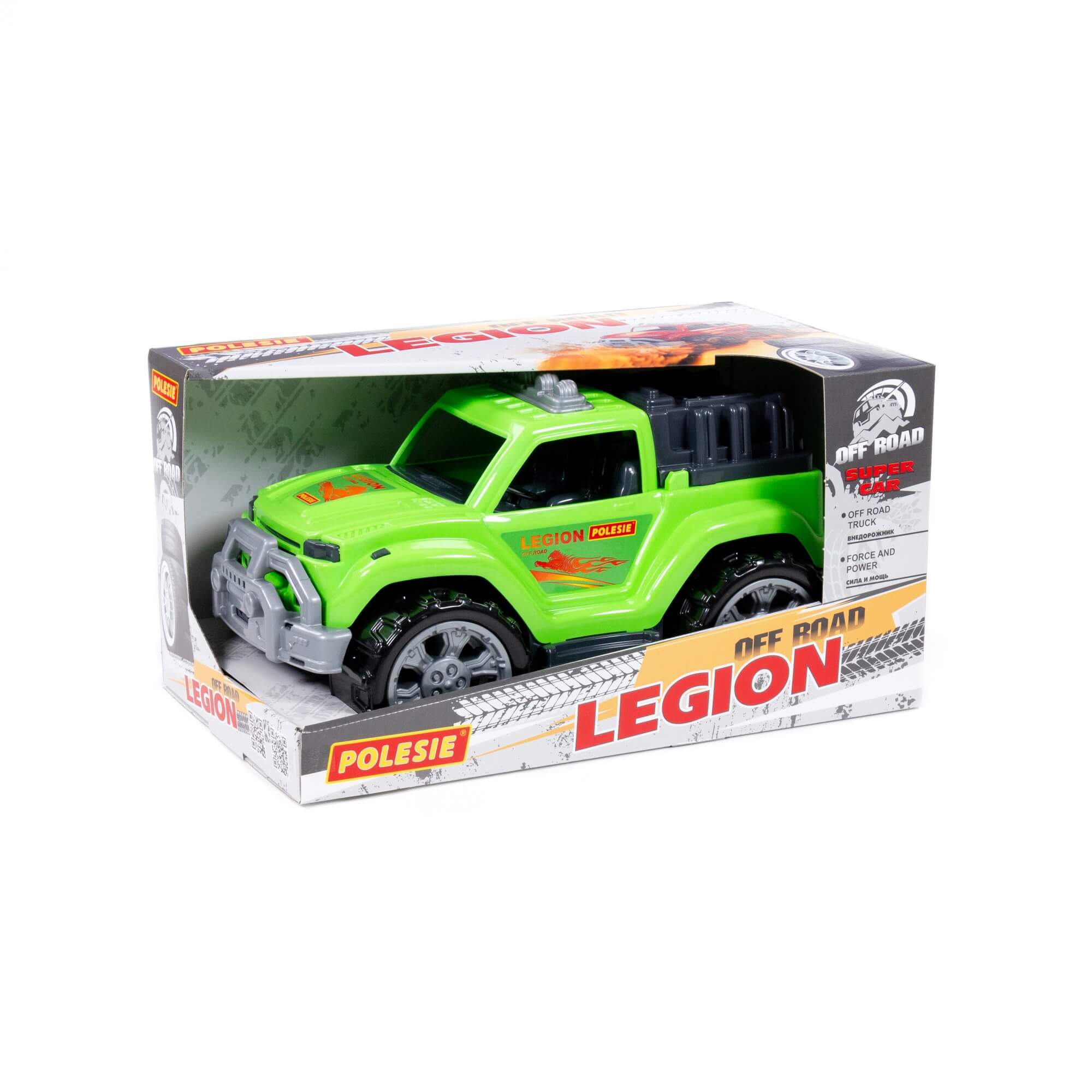 РУС П Автомобиль "Легион" №4 (зелёный) (в коробке)  89083
