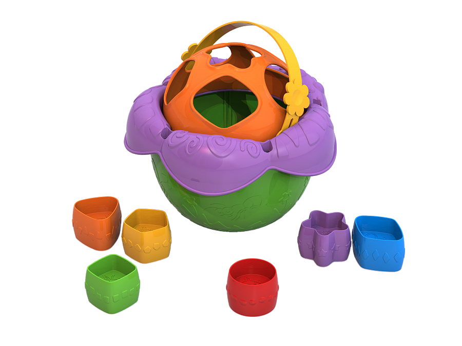 НОРД  Дидактическая игрушка "Ведро Цветочек" 790