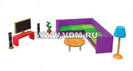 SAN 95900 Мебель для гостиной к домику для куклы