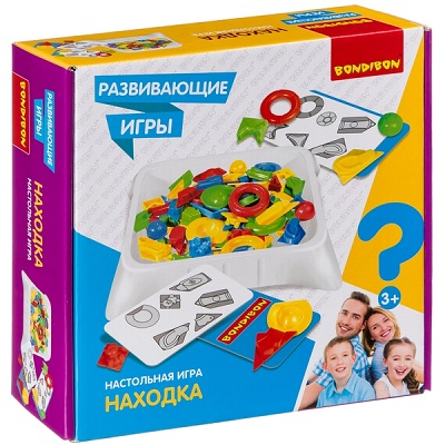 ГРАТ Развивающие игры Bondibon «НАХОДКА», BOX  26х6,5х26 ВВ4167