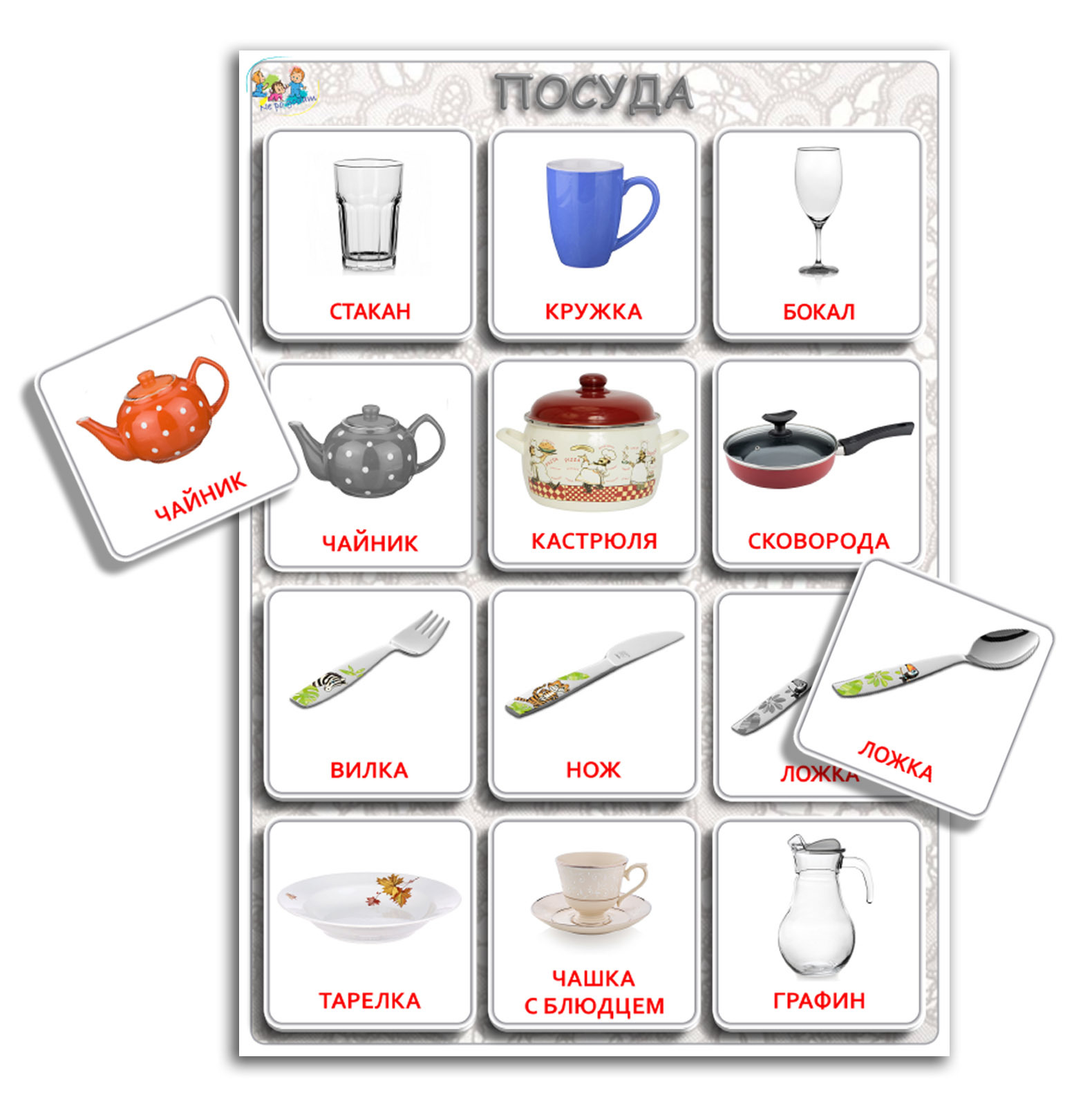 НПГ Энциклопедия в картинках "Посуда"