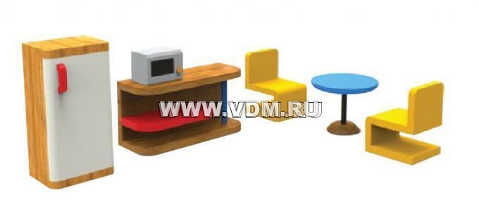 SAN 95899 Мебель для кухни к домику для куклы